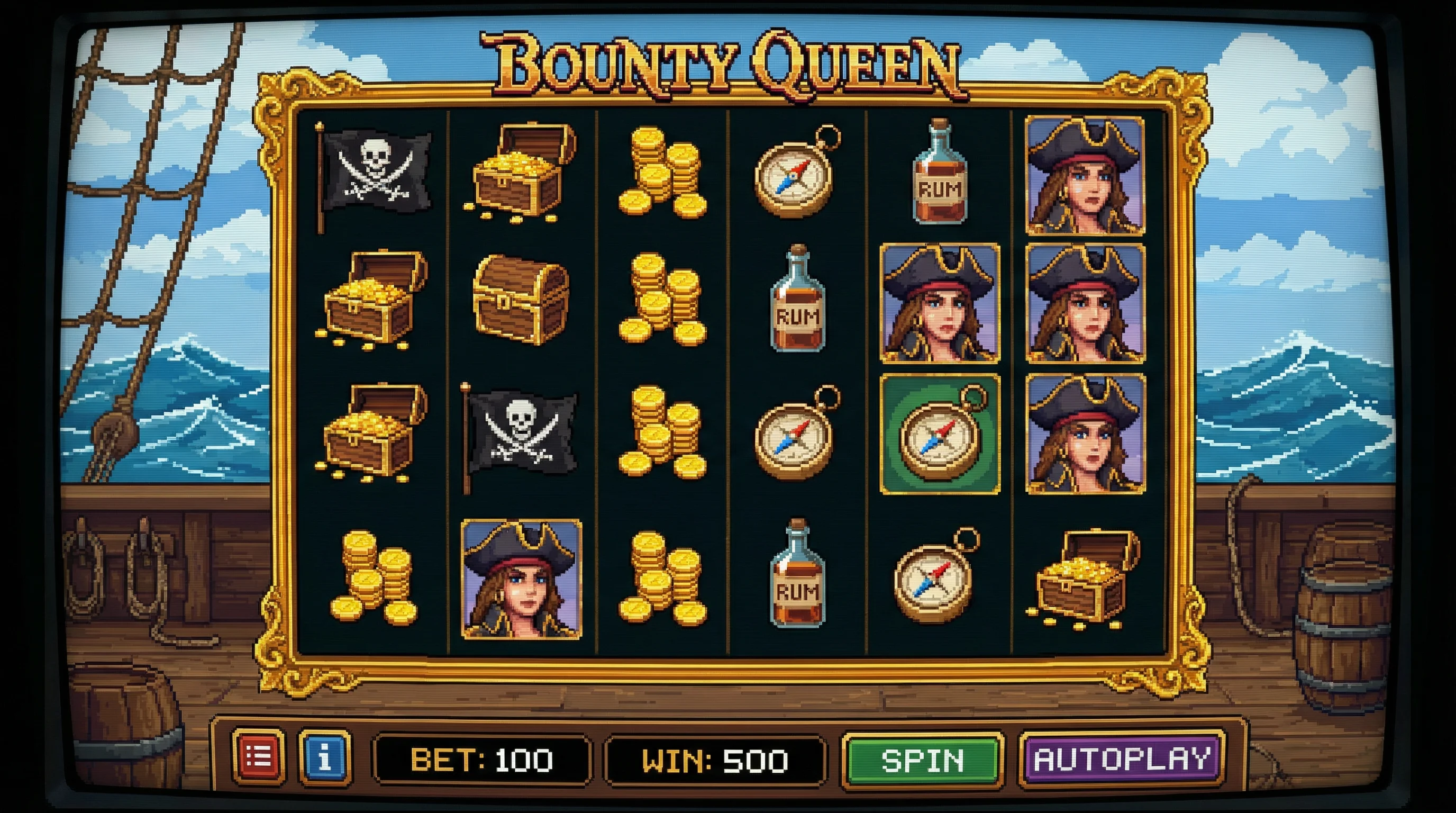 赏金女王游戏视频预览画面